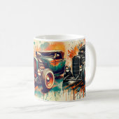 Koele auto's koffiemok (Voorkant rechts)