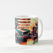 Koele auto's koffiemok (Voorkant rechts)