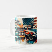 Koele auto's koffiemok (Voorkant links)