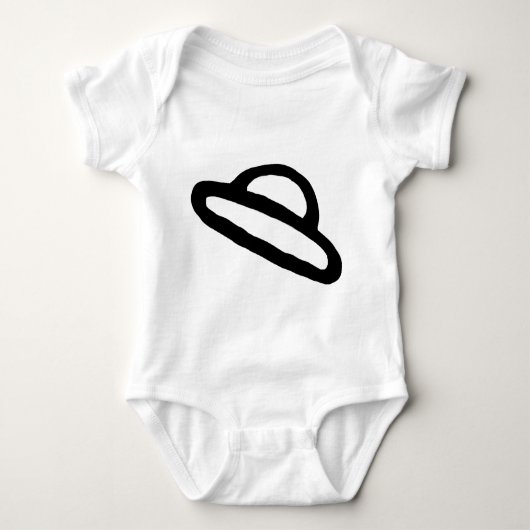 Koele baby spatel | Ruimtedromen Romper (Voorkant)