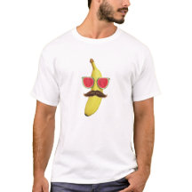 Koele banaan met watermeloen tinten