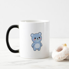 Koele Beer Minimale Kawaii Stijl Magische Mok