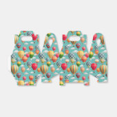 koele betegelde heteluchtballonenpartij bedankdoosjes (Uitgevouwen)