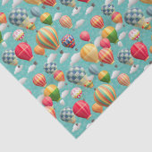 koele betegelde heteluchtballonenpartij tissuepapier (Detail)