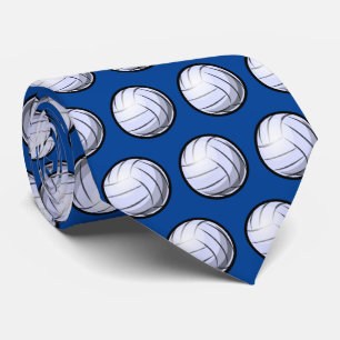 Koele betegelde volleybal patroon sporten stropdas