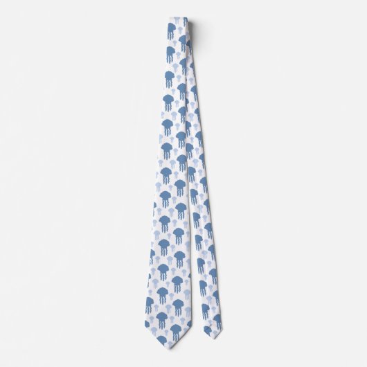 koele betonnen strandkwal stropdas (Voorkant)