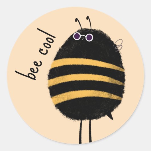 koele bij ronde sticker (Voorkant)