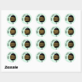 koele bij ronde sticker (Vel)
