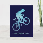 Koele Blauwe Fietser Kaart (Voorkant)