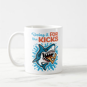 Koele Blauwe Haai voor Kicks Koffiemok