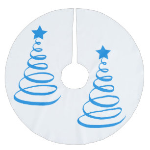 **KOELE BLAUWE SPIRAAL KERSTBOMEN** KERSTBOOM ROK