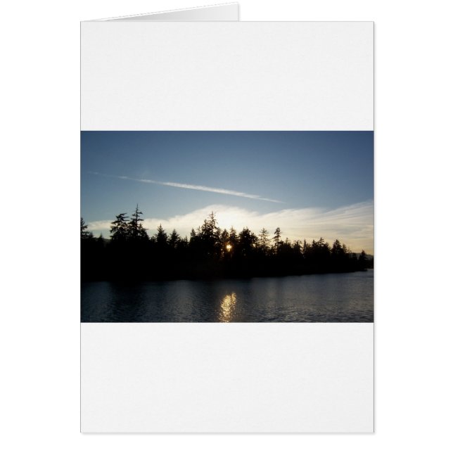 Koele Blauwe Zonsondergang (Voorkant)