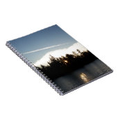 Koele Blauwe Zonsondergang Notitieboek (Rechterzijde)