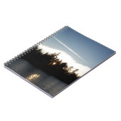 Koele Blauwe Zonsondergang Notitieboek (Linkerzijde)