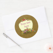 Koele bloembak effect Stickers (Envelop)