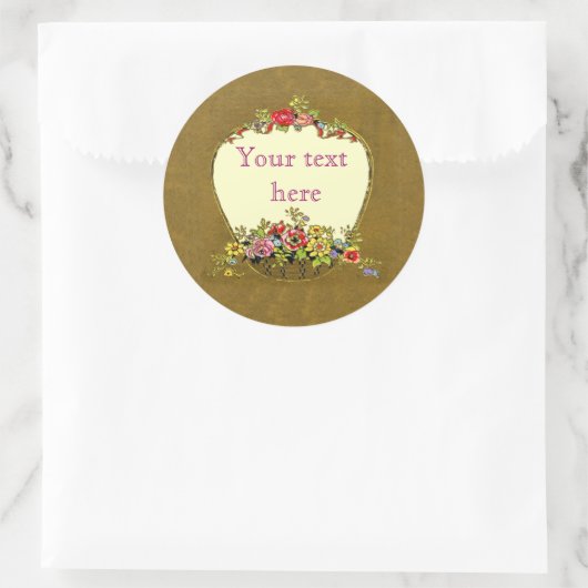 Koele bloembak effect Stickers (Tas)