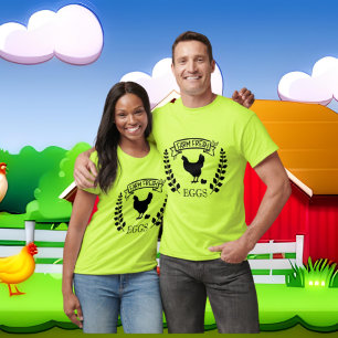 Koele boerderijen verse eitjes t-shirt