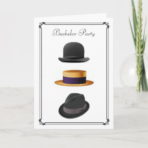 Koele Bowler Straw Fedora Hoed  #2  Bachelor Party