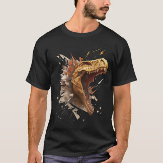 Koele boze dinosaurus Tyrannosaurus Rex 1 T-shirt