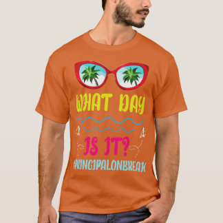 Koele bril Zomer Welke dag is het belangrijkste op T-shirt