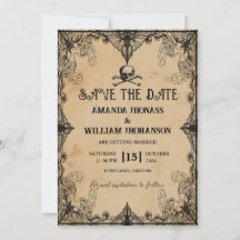 koele bruiloft  horror Gothic de datum opslaan