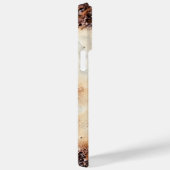 Koele bruine roestige metalen textuur Aangepaste n Case-Mate iPhone Case (Achterkant / Rechts)