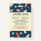 Koele buitenruimte Aangepaste identificatie van he Badge (Achterkant)