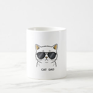 Koele Calico Kat met Zonnebril Koffiemok
