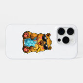 Koele Capybara Drank iPhone Hoesje (Achterkant horizontaal)