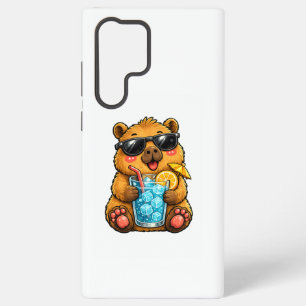 Koele Capybara Drank Samsung Galaxy Hoesje