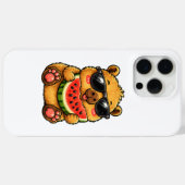 Koele Capybara Watermeloen Zomer Case-Mate iPhone Case (Achterkant (horizontaal))