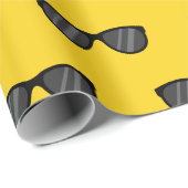 Koele Cartoon zonnebril Cadeaupapier (Rol Hoek)