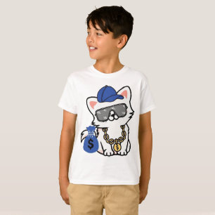 Koele Cash Cat Cartoon T-shirt