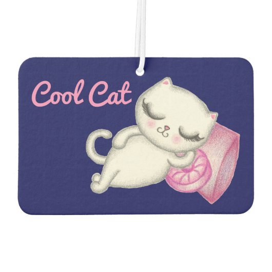 Koele Cat luchtverfrisser (Achterkant)