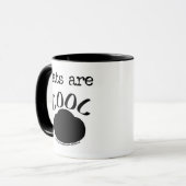 Koele Cat-Paw print Mok (Voorkant links)