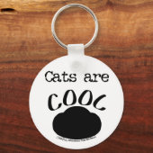 Koele Cat-Paw print Sleutelhanger (Voorkant)