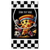 Koele chef-kok bakken pizza partij klein cadeauzakje (Achterkant)