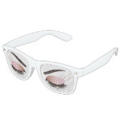Koele chic nep wimpers retro zonnebril (Gekanteld)