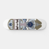 Koele Chinese krijger masker Persoonlijk Skateboard (Horizontaal)