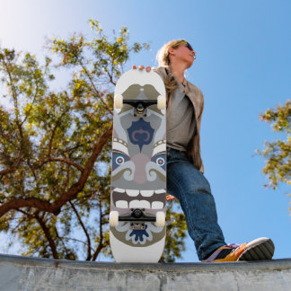 Koele Chinese krijger masker Persoonlijk Skateboard