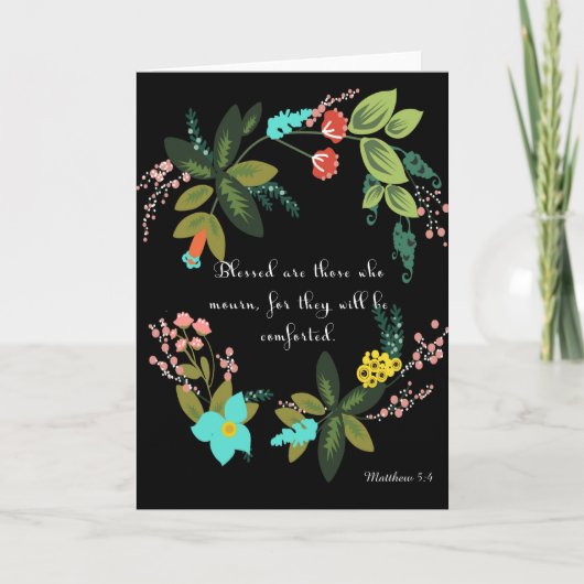 Koele Christelijke Kunst - het 5:4 van Matthew Feestdagen Kaart (Voorkant)