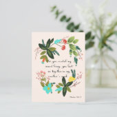 Koele Christelijke kunst - Psalm 139:13 Briefkaart (Staand voorkant)