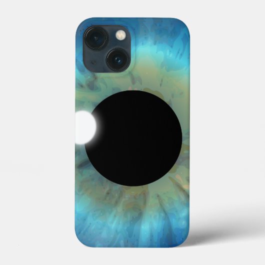 Koele close-up opvallende blauwe oog iris oogbal p Case-Mate iPhone case (Achterkant)