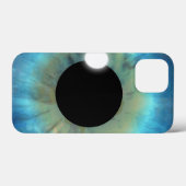 Koele close-up opvallende blauwe oog iris oogbal p Case-Mate iPhone case (Achterkant (horizontaal))