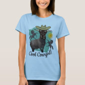 Koele Cowgirl T-shirt (Voorkant)