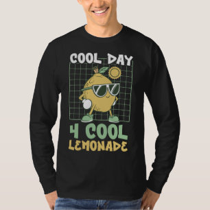 Koele dag voor koele limonade citrusvrucht citroen t-shirt