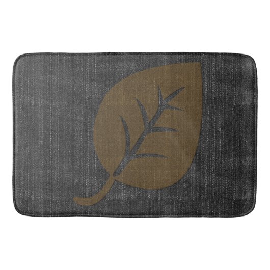 Koele denim look badmat (Voorkant)