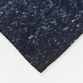 Koele denim look fleece deken (Hoek)