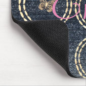 Koele denim look muismat (Hoek)