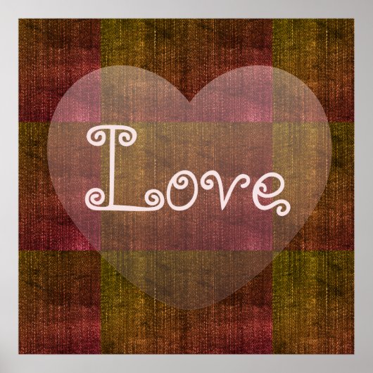 Koele denim look poster (Voorkant)